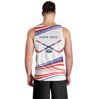 My Gold Medal Winning Hockey Team Personalized Men Tank Top White Style