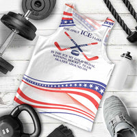 My Gold Medal Winning Hockey Team Personalized Men Tank Top White Style