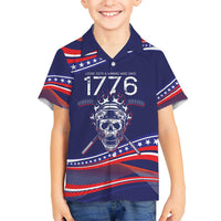 United States Hockey Personalized Hawaiian Shirt Losing Teeth Winning Wars Since 1776 Blue Style