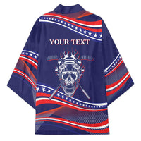 United States Hockey Personalized Kimono Losing Teeth Winning Wars Since 1776 Blue Style