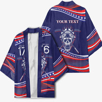 United States Hockey Personalized Kimono Losing Teeth Winning Wars Since 1776 Blue Style
