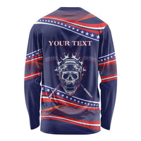 United States Hockey Personalized Long Sleeve Shirt Losing Teeth Winning Wars Since 1776 Blue Style