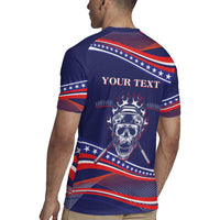 United States Hockey Personalized Rugby Jersey Losing Teeth Winning Wars Since 1776 Blue Style