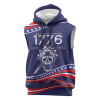United States Hockey Personalized Sleeveless Hoodie Losing Teeth Winning Wars Since 1776 Blue Style