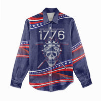United States Hockey Personalized Women Casual Shirt Losing Teeth Winning Wars Since 1776 Blue Style