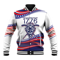 United States Hockey Personalized Baseball Jacket Losing Teeth Winning Wars Since 1776 White Style