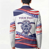 United States Hockey Personalized Blazer Losing Teeth Winning Wars Since 1776 White Style