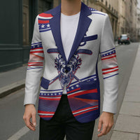 United States Hockey Personalized Blazer Losing Teeth Winning Wars Since 1776 White Style