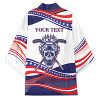 United States Hockey Personalized Kimono Losing Teeth Winning Wars Since 1776 White Style