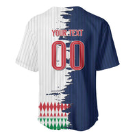 Custom France Italy Cultural Half Flag Baseball Jersey Scratch Style
