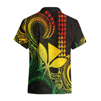 Custom Hawaii Hawaiian Shirt Paradise of the Pacific Tribal Kakau for King Kamehameha Day - Reggae - Wonder Print Shop