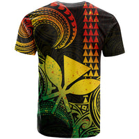 Custom Hawaii T Shirt Paradise of the Pacific Tribal Kakau for King Kamehameha Day - Reggae - Wonder Print Shop