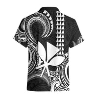 Custom Hawaii Hawaiian Shirt Paradise of the Pacific Tribal Kakau for King Kamehameha Day - White - Wonder Print Shop