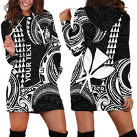 Custom Hawaii Hoodie Dress Paradise of the Pacific Tribal Kakau for King Kamehameha Day - White - Wonder Print Shop