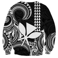 Custom Hawaii Sweatshirt Paradise of the Pacific Tribal Kakau for King Kamehameha Day - White - Wonder Print Shop
