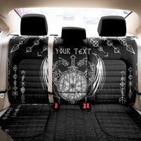 Personalized Viking Dragon Back Car Seat Cover with Sword Black Scandinavian Tattoo LT9 - Wonder Print Shop