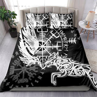Vikings Raven and Wolf Bedding Set with Aegishjalmur Unique LT9 - Wonder Print Shop