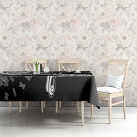 Vikings Raven and Wolf Tablecloth with Aegishjalmur Unique - Wonder Print Shop