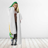 Lithuania Basketball Skeleton Personalized Hooded Blanket Skullman Lithuania Tie Dye