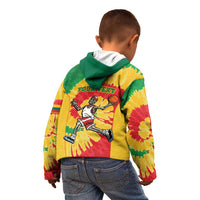 Lithuania Basketball Skeleton Personalized Kid Hoodie Skullman Lithuania Tie Dye