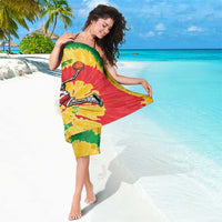 Lithuania Basketball Skeleton Personalized Sarong Skullman Lithuania Tie Dye