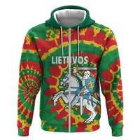 Lithuania Tie Dye Retro Basketball 1992 Personalized Hoodie