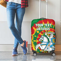 Lithuania Tie Dye Retro Basketball 1992 Personalized Luggage Cover