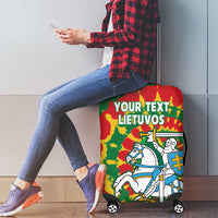 Lithuania Tie Dye Retro Basketball 1992 Personalized Luggage Cover