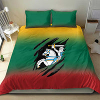 Lithuania Vytis Bedding Set Lietuvos Chasing and Fighting