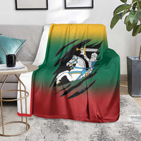 Lithuania Vytis Blanket Lietuvos Chasing and Fighting