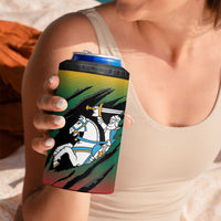 Lithuania Vytis 4 in 1 Can Cooler Tumbler Lietuvos Chasing and Fighting