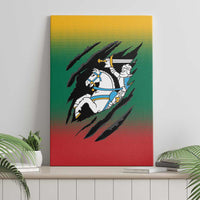 Lithuania Vytis Canvas Wall Art Lietuvos Chasing and Fighting