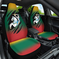 Lithuania Vytis Car Seat Cover Lietuvos Chasing and Fighting