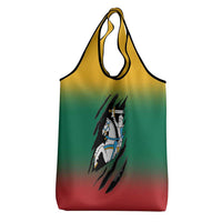 Lithuania Vytis Grocery Bag Lietuvos Chasing and Fighting