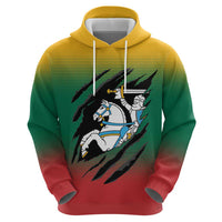 Lithuania Vytis Hoodie Lietuvos Chasing and Fighting
