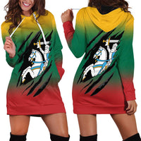 Lithuania Vytis Hoodie Dress Lietuvos Chasing and Fighting