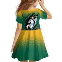 Lithuania Vytis Kid Short Sleeve Dress Lietuvos Chasing and Fighting