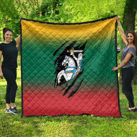 Lithuania Vytis Quilt Lietuvos Chasing and Fighting