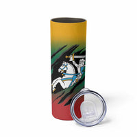 Lithuania Vytis Skinny Tumbler Lietuvos Chasing and Fighting