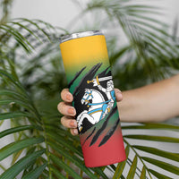 Lithuania Vytis Skinny Tumbler Lietuvos Chasing and Fighting