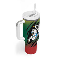 Lithuania Vytis Tumbler With Handle Lietuvos Chasing and Fighting