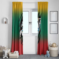 Lithuania Vytis Window Curtain Lietuvos Chasing and Fighting