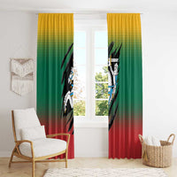 Lithuania Vytis Window Curtain Lietuvos Chasing and Fighting