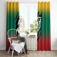Lithuania Vytis Window Curtain Lietuvos Chasing and Fighting