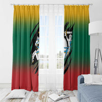 Lithuania Vytis Window Curtain Lietuvos Chasing and Fighting