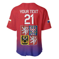 Custom Czech Republic Baseball Jersey Unique Double Tailed Lion LT9 - Wonder Print Shop