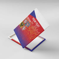 Custom Czech Republic Canvas Wall Art Unique Double Tailed Lion LT9 - Wonder Print Shop