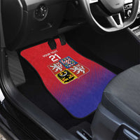 Custom Czech Republic Car Mats Unique Double Tailed Lion LT9 - Wonder Print Shop