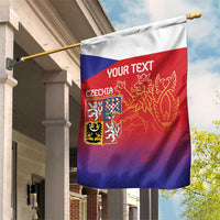 Custom Czech Republic Garden Flag Unique Double Tailed Lion - Wonder Print Shop