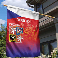 Custom Czech Republic Garden Flag Unique Double Tailed Lion - Wonder Print Shop